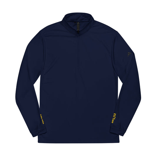 Adidas x Kulture Embroidered Quarter-Zip Pullover