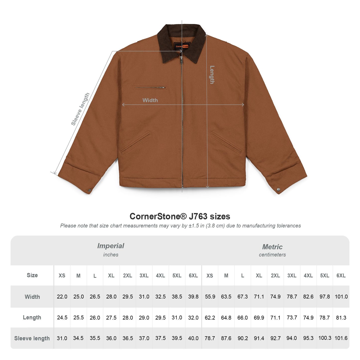 HeavyDuty Duck Cloth Work Jacket