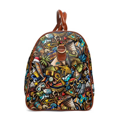 Egyptian Waterproof Travel Duffel Bag