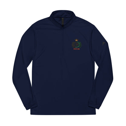 Adidas x Kulture Embroidered Crest Quarter-Zip Pullover (Organic)