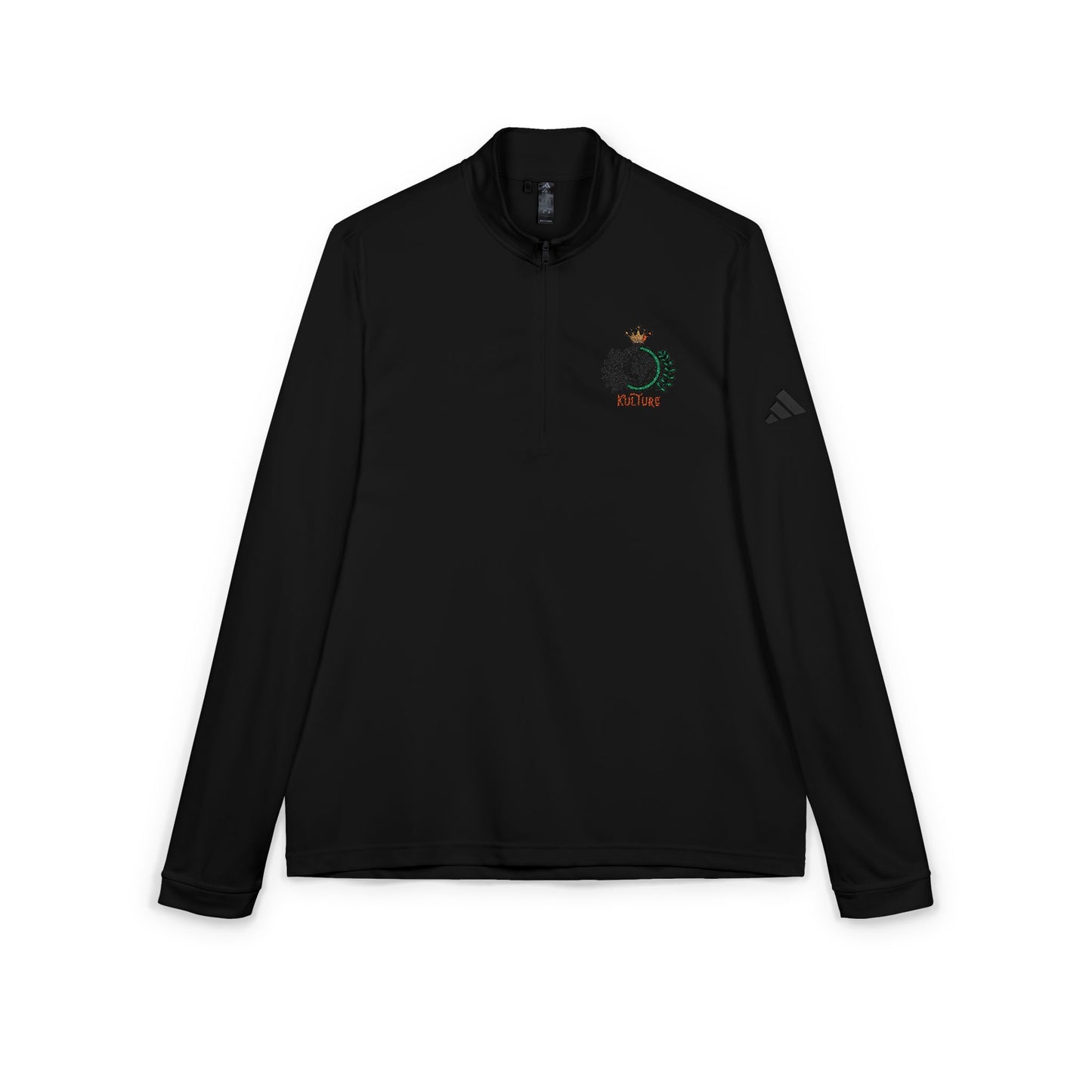 Adidas x Kulture Embroidered Crest Quarter-Zip Pullover (Organic)