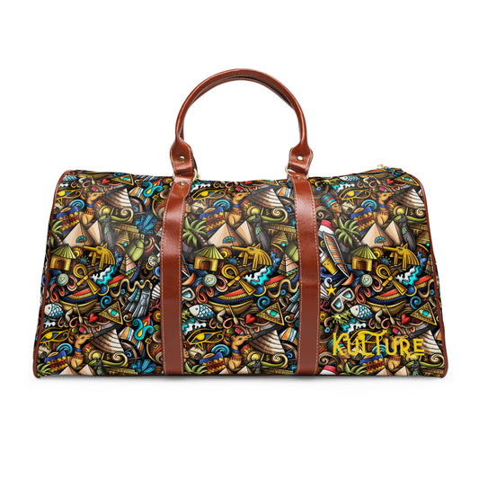 Egyptian Waterproof Travel Duffel Bag