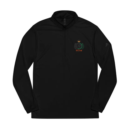 Adidas x Kulture Embroidered Crest Quarter-Zip Pullover (Organic)